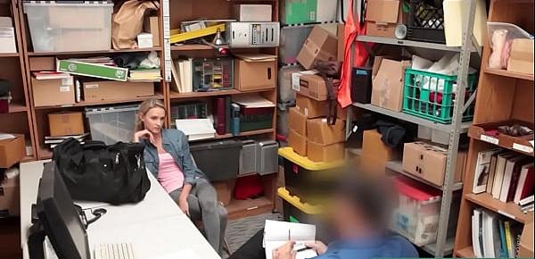  Guard Licking Teen Thiefs Pussy At Office - Teenrobbers.com Emma Hix